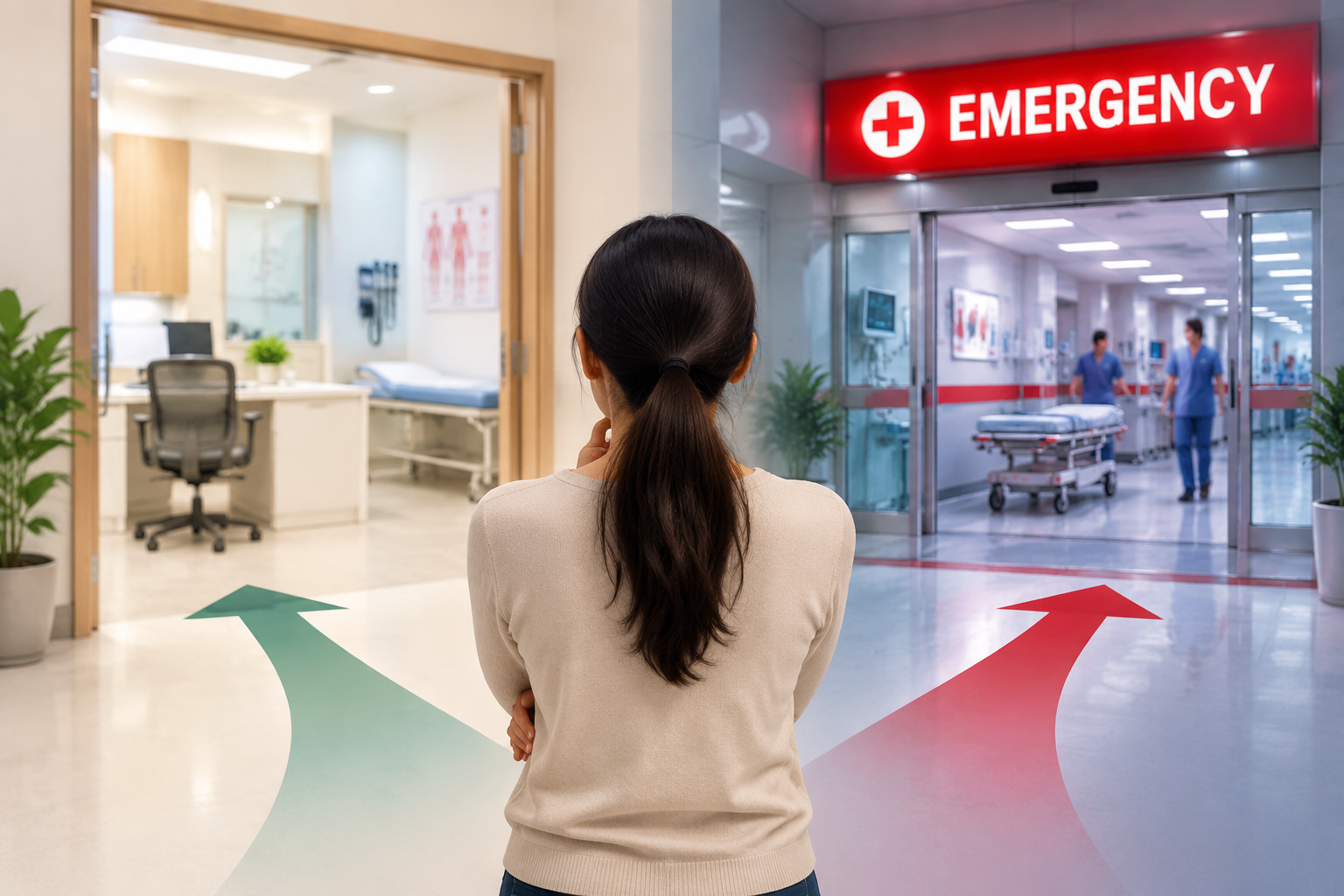 When Is It Better to Visit a Doctor Instead of the Emergency Department?