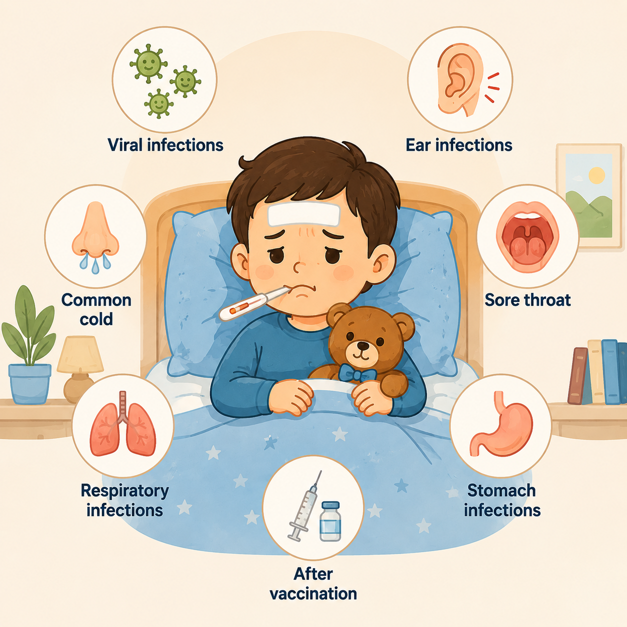 What Causes Fever in Children?